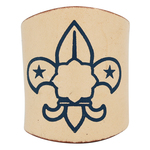 チーフリング　スカウト略章（革）