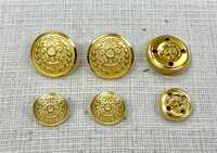 礼装用金ボタン（セット、化粧箱入）